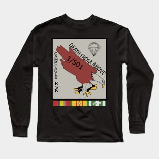 1st Battalion, 501st Parachute Infantry Regiment - Camp Eagle - Vietnam w VN SVC X 300 Long Sleeve T-Shirt